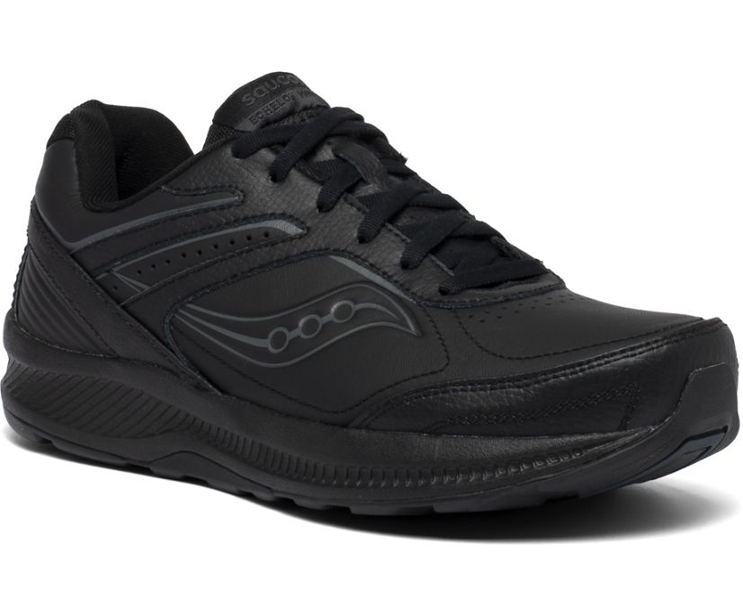 Women's Saucony Echelon Walker 3 Walking Shoes Black | Singapore 239TCEV